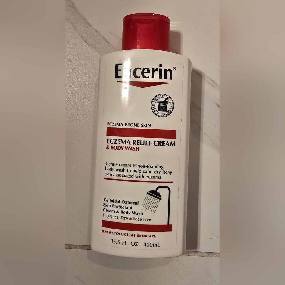 Eucerin Eczema Relief Cream & Body Wash - 13.5 FL OZ - UNOPENED